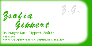 zsofia gippert business card